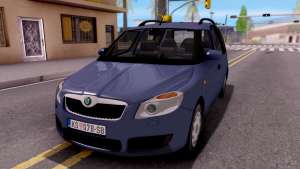 Skoda Roomster Stock для GTA San Andreas вид спереди