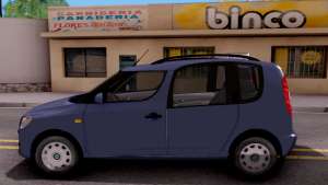 Skoda Roomster Stock для GTA San Andreas вид сбоку