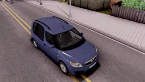 Skoda Roomster Stock для GTA San Andreas вид сверху