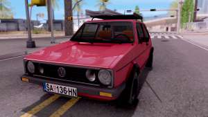 Volkswagen Golf Mk1 Yugoslav для GTA San Andreas вид спереди