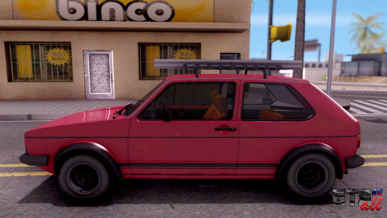 Volkswagen Golf Mk1 Yugoslav для GTA San Andreas вид сбоку