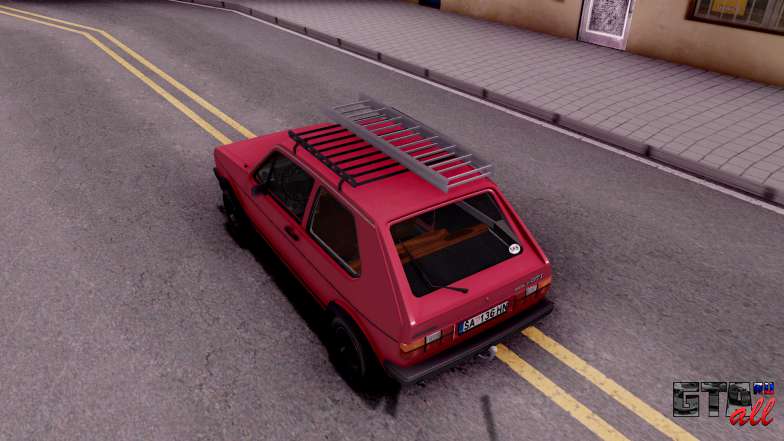 Volkswagen Golf Mk1 Yugoslav для GTA San Andreas крыша