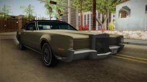 Lincoln Continental Mark IV 1972 для GTA San Andreas передние фары