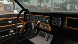 Mercury Marquis 2dr 1971 для GTA San Andreas интерьер