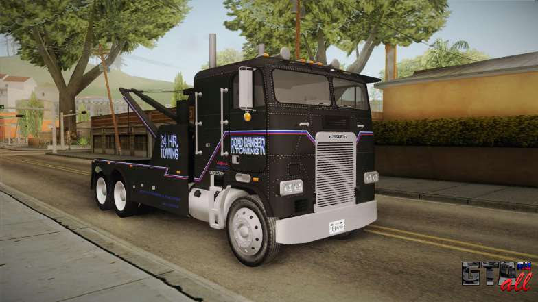 Freightliner FLA 9664 v1.0 для GTA San Andreas вид спереди