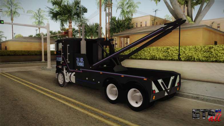 Freightliner FLA 9664 v1.0  для GTA San Andreas вид сзади