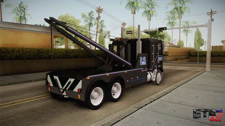 Freightliner FLA 9664 v1.0  для GTA San Andreas задняя часть