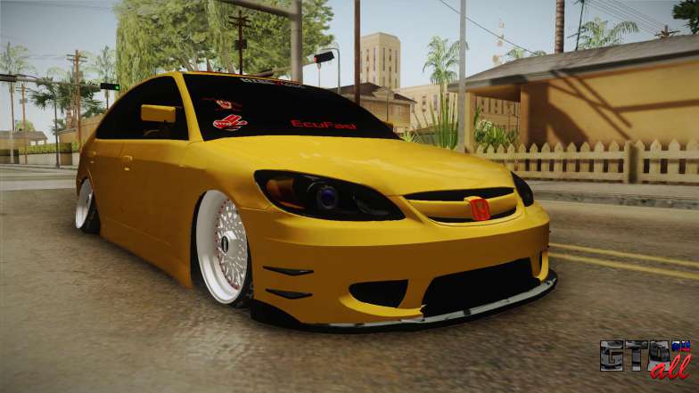 Honda Civic Vtec2 для GTA San Andreas передние фары