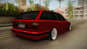 BMW 5 Series E34 Touring Stance для GTA San Andreas задняя часть