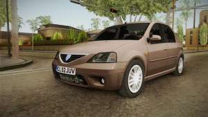 Renault Logan для GTA San Andreas вид спереди