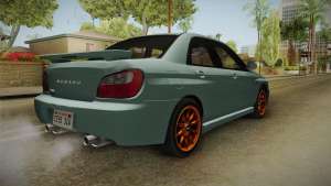 Subaru Impreza WRX Tunable для GTA San Andreas задняя часть