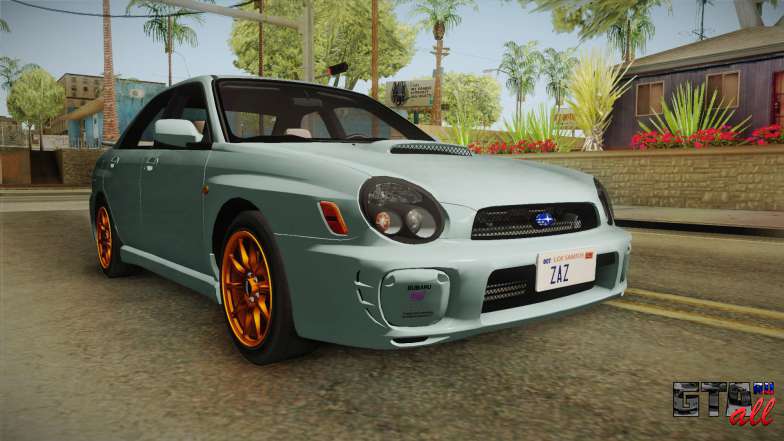 Subaru Impreza WRX Tunable для GTA San Andreas общий вид