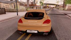 Porsche Panamera GTS 2012 для GTA San Andreas вид сзади