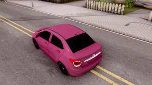 Hyundai i10 для GTA San Andreas сверху сзади