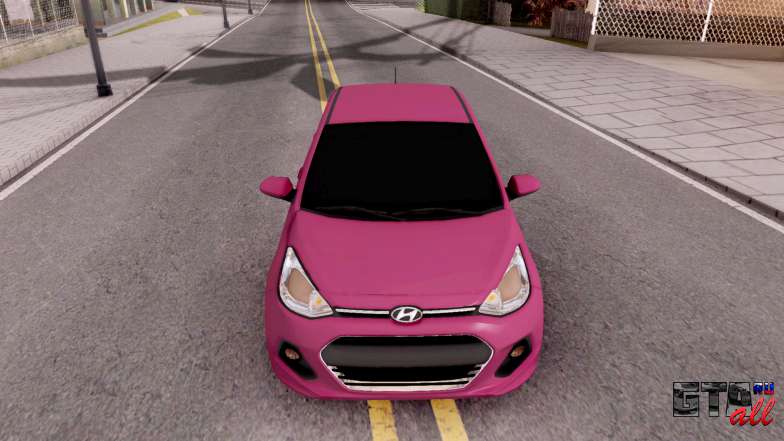 Hyundai i10 для GTA San Andreas фронтальный вид