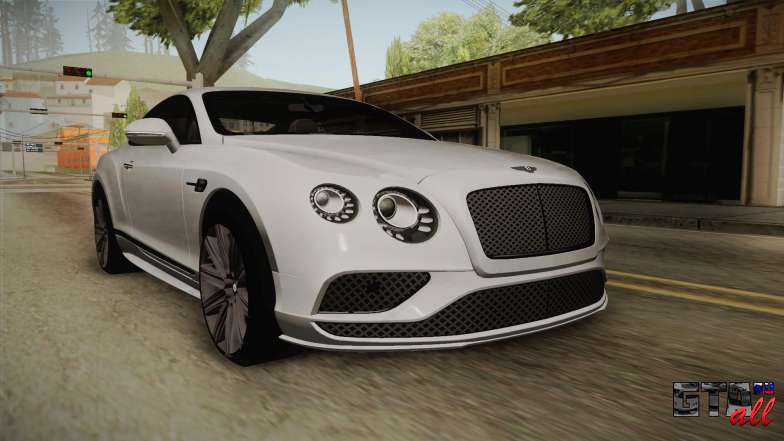 Bentley Continental GT Speed 2016 для GTA San Andreas вид спереди