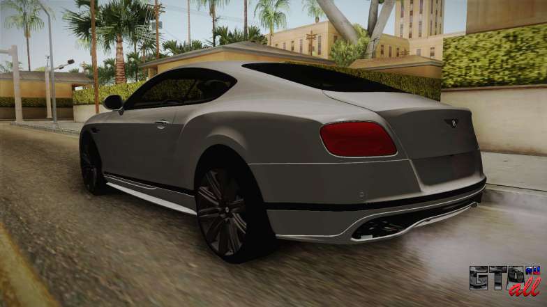 Bentley Continental GT Speed 2016 для GTA San Andreas задние фонари