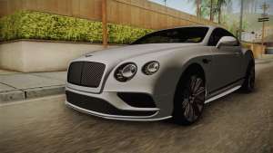 Bentley Continental GT Speed 2016 для GTA San Andreas передние фонари