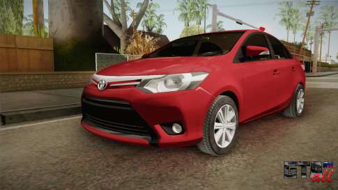 Toyota Yaris 2016 для GTA San Andreas вид спереди