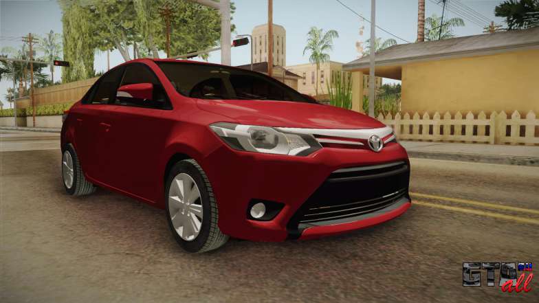 Toyota Yaris 2016 для GTA San Andreas общий вид