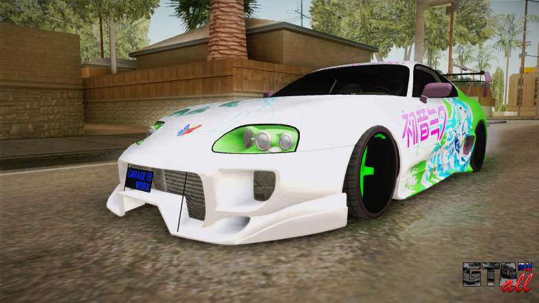 Toyota Supra Hatsune Miku 2017 для GTA San Andreas