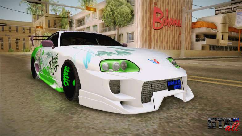 Toyota Supra Hatsune Miku 2017 для GTA San Andreas