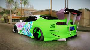 Toyota Supra Hatsune Miku 2017 для GTA San Andreas