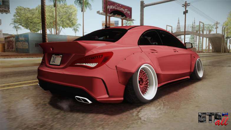 Mercedes-Benz CLA 45 AMG WideBody 2014 для GTA San Andreas задняя часть