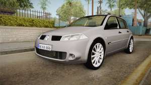 Renault Megane RS для GTA San Andreas вид спереди