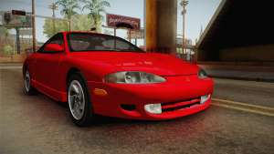 Mitsubishi Eclipse GSX 1995 Dirt IVF для GTA San Andreas перед