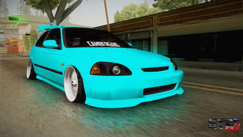 Honda Civic Hatchback для GTA San Andreas вид спереди