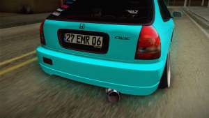 Honda Civic Hatchback для GTA San Andreas задние фонари