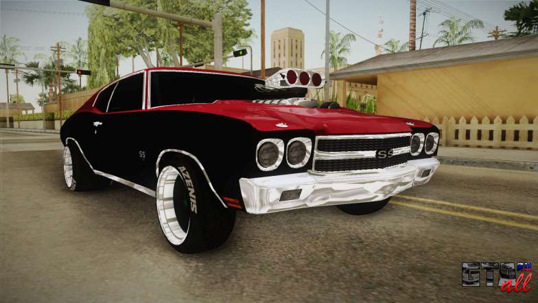 Chevrolet Chevelle SS 1970 Drag Racing Tuned для GTA San Andreas общий вид