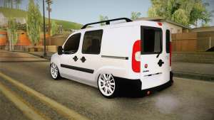 Fiat Doblo 2008 для GTA San Andreas вид сзади