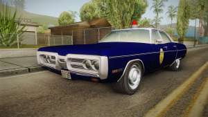 Plymouth Fury 1969 Kansas State Police для GTA San Andreas вид спереди