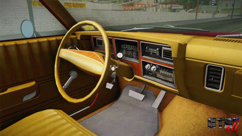 Dodge Aspen 1979 для GTA San Andreas салон