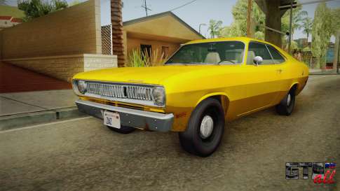 Plymouth Duster 1972 для GTA San Andreas вид спереди