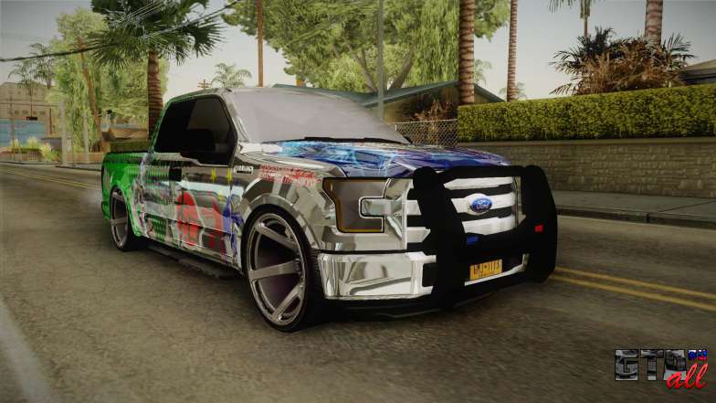 Ford F-350 Livery Philippines для GTA San Andreas вид спереди