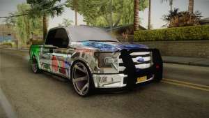 Ford F-350 Livery Philippines для GTA San Andreas вид спереди