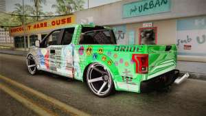 Ford F-350 Livery Philippinesдля GTA San Andreas вид сзади