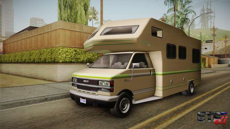 GTA 5 Brute Camper для GTA San Andreas вид спереди