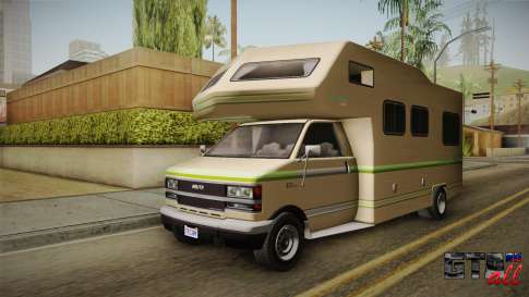 GTA 5 Brute Camper для GTA San Andreas вид спереди