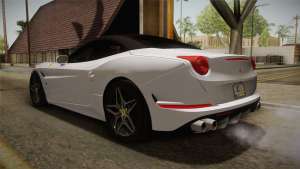 Ferrari California T для GTA San Andreas задняя часть