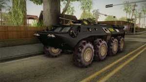 Hungary Police TEK APC для GTA San Andreas вид спереди