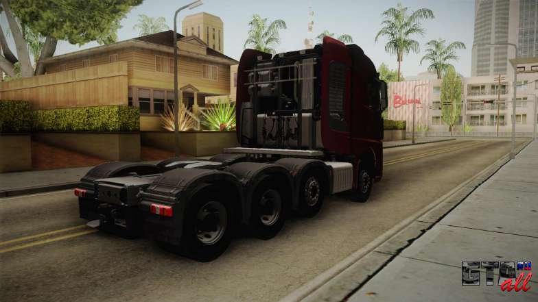 Mercedes-Benz Arocs SLT 4163 8x4 Euro 6 v1 для GTA San Andreas задняя часть