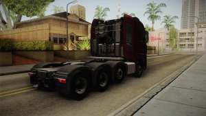 Mercedes-Benz Arocs SLT 4163 8x4 Euro 6 v1 для GTA San Andreas задняя часть