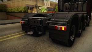 Mercedes-Benz Arocs SLT 4163 8x4 Euro 6 v1 для GTA San Andreas вид задней части