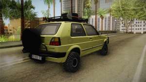 Volkswagen Golf Mk2 Country для GTA San Andreas задняя часть