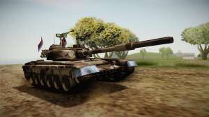 M84 Tank для GTA San Andreas вид спереди