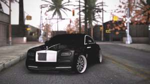 Rolls-Royce Wraith для GTA San Andreas вид спереди